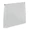 JAM Paper 9.5" x 10.5" Clear Plastic Zip Closure Envelopes, 12ct.